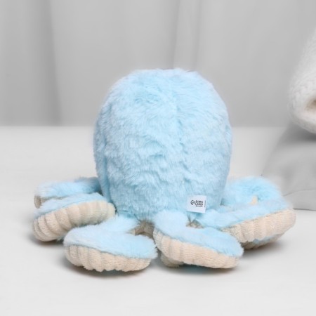 Soft toy "Octopus", blue color-4