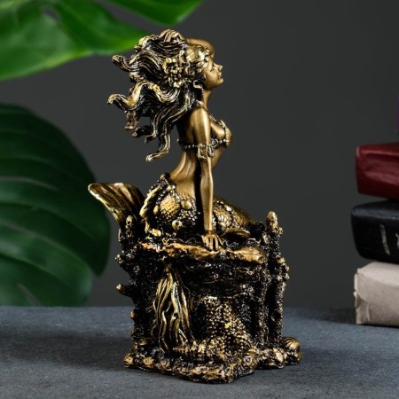 Figure "Mermaid" gold 21 cm-1