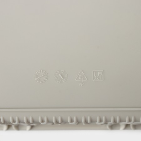 Storage box with a “knitting” lid, 1.5 l, 17 × 15 × 8 cm, color white rattan-4