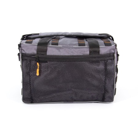 Bag Fisheries Running Base Lure Bag XL, 38x26x25 cm, color gray + 5 boxes Luno 28-2