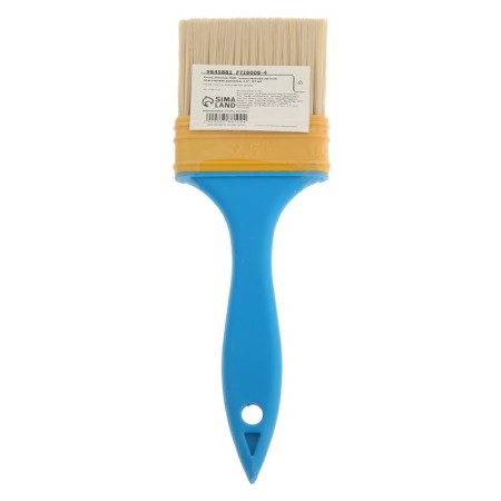Brush flat promo, artificial bristles, plastic handle, 2.5 ", 63 mm-5