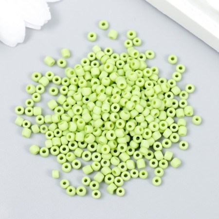 Beads "Zlatka" 08/0, 3 mm, 10 g 0044m light green-1