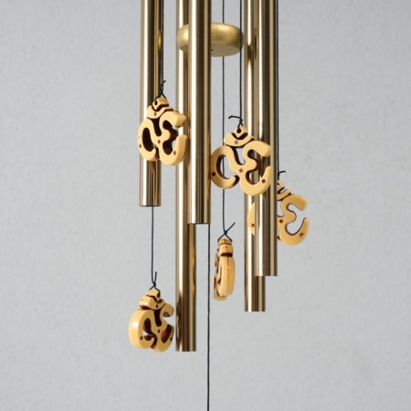 Wind Music Metal "Symbol OM" 5 tubes 60 cm-2