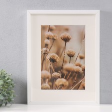 Photo frame MDF 30x40 cm, No. 4, White, 16 mm, with a passion