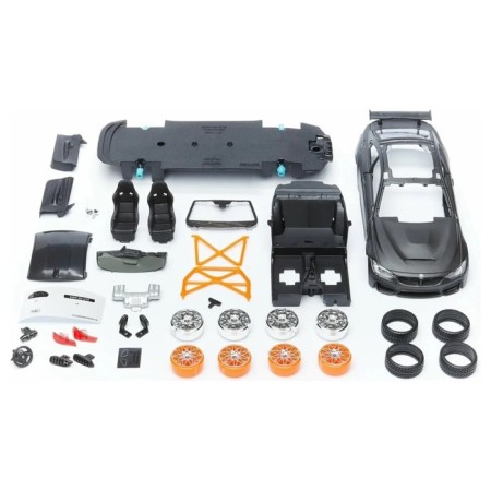 MASTO DIE-CAST BMW M4 GTS machine, with a screwdriver, 1:24, dark gray color-8