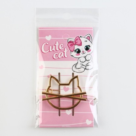 Hair hairpin Cute Cat, 6 x 2 cm-6