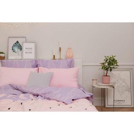 Bed linen "Ethel" 2 joint venture Violet Love 175*215 cm, 200*220 cm, 70*70 cm - 2 pcs-9
