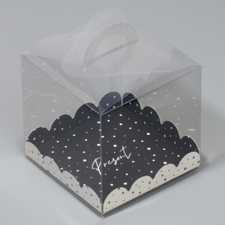 Confectionery box, chest, packaging, Present, 11 x 11 x 11 cm-3