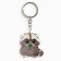 Acrylic key -keychain "I am bringing happiness and luck", 9.7 x 4.5 cm