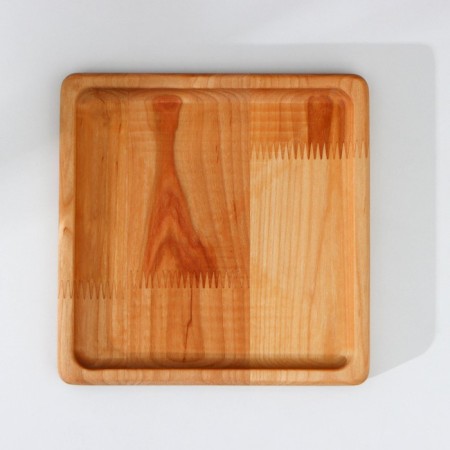 Adelica plate "Classics", 19 × 19 × 1.8 cm, saturated with mineral oil, birch-5