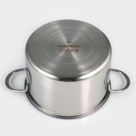 Stainless steel pan "GREAT", 2.8 liters, induction-4