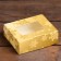Box a gift New Year's folding "golden snowflakes", 10 x 8 x 3.5 cm.