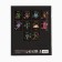 Subject notebook A5, 48 liters on the clip “Neon. Physics »Soft touch lamp, 3D varnish