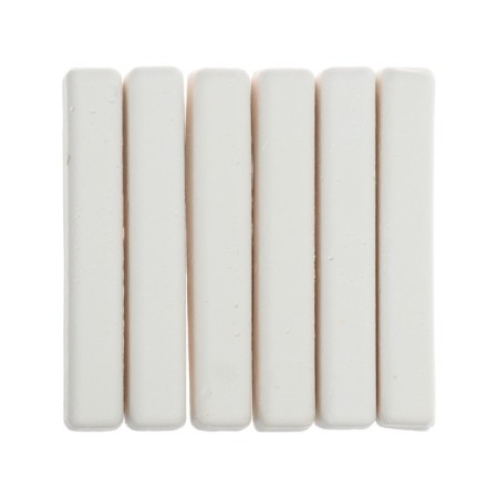Loars for drawing "gamma", white, 6 pieces, medium hardness, square shape, cardboard box, 280120214-2
