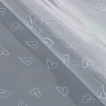 Glossy sheet film 58x58cm, white 50 microns-1