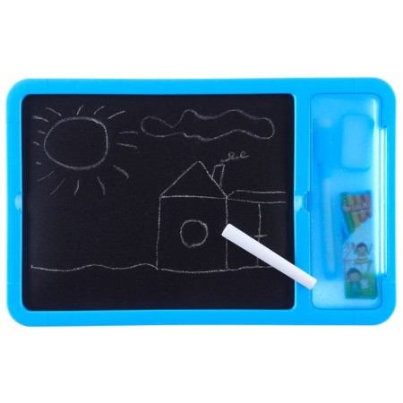Board for drawing with a marker-stitch, blue blue tractor-3