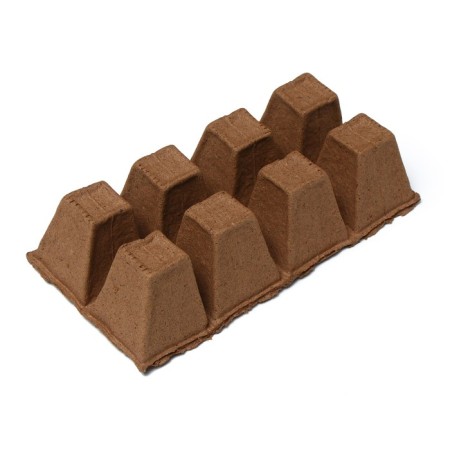 Peat cassette, 8 cells of 200 ml, 7 × 7 cm, set 3 pcs.-2