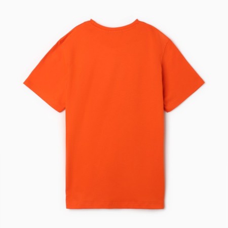 T -shirt for a boy, orange color, height 152 cm-3