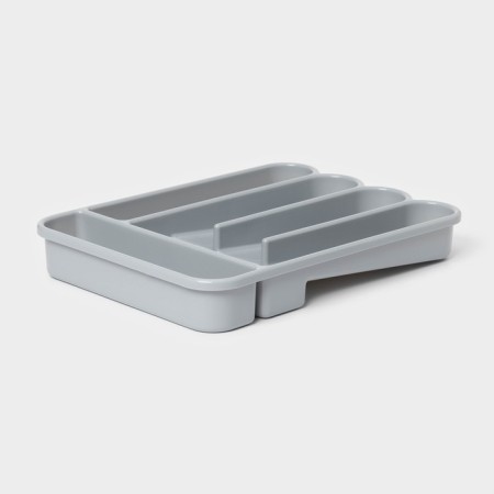 Tray for cutlery, 5 departments, 35.5 × 26 × 5 cm, color gray color-2