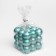 Figure candle "Babble" Big Cube, 5x5x5 cm, Tiffany