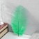 Feather of ostrich 15-20 cm, green