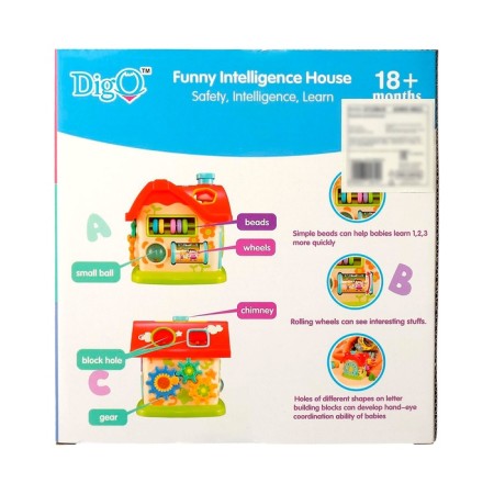 Developing toy "House", with a varior and mobile elements-10