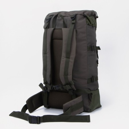 Tourist backpack, 70 l, lightning department, 3 outer pockets, huntsman, khaki color-1