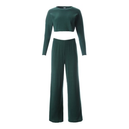 Female set (longshit, trousers) minku: Casual Collection Color Green, Rr. 48-4