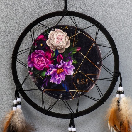 Dreams "Piono on black - everything will come true" d = 20 cm-1