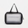 Cosmetic bag with lightning, black color