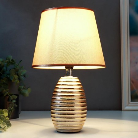 Table lamp 16609/1GD E14 40W Gold 22.5x22.5x33 cm Risalux-1