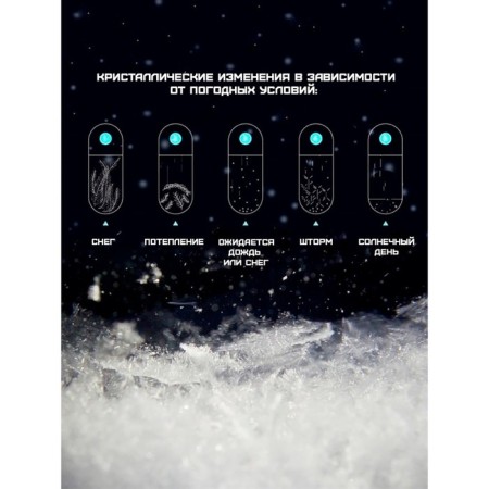 Barometer - Stormglass "Cloud" 11x7x4cm, mix-3