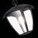 Street START LUCE ST LUCE. SL081.403.01. Sivino. 1x40 watts, e27, 17x23 cm, black color