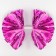 Pompom 1pc, fuchsia color+ pink