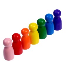 A set of figures for studying the account of “pawns” 50 pcs.