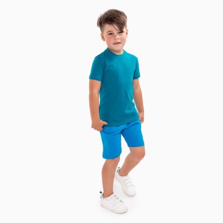 T-shirt nursery, color blue-green, height 146 cm-1