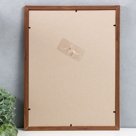 Photo frame wood 30x40 cm pine, No. 1 Mokko, 17 mm (plastic screen)-2
