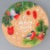 Box Gift Round "New Year's Botanika", 14.5 x 22.6 cm, New Year
