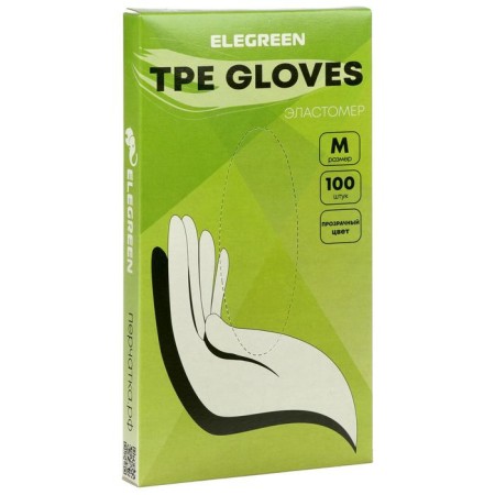 Disposable TPE gloves, 100 pcs size m-3