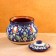 Sugar of Rishtan ceramics "Flowers", 1 l, blue