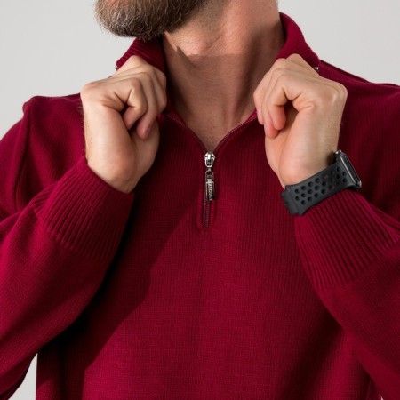 Cardigan male SL, 50, burgundy-6