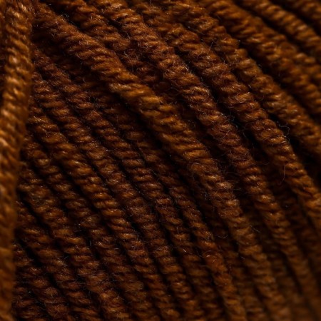 Jeans yarn 55% cotton, 45% acrylic 160m/50g (40 milk chocolate)-5