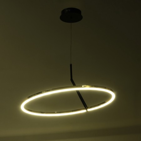 Lamp with DDD "Holly" LED 48W 3000-6000K black and gold 60x60x22 cm-4