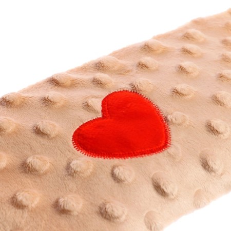 Developing toy toy Belt-grip “Mom's Love” with cherry bones, beige color-4
