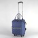 Bag-rug 2 in 1 on wheels 18 ", lightning department, external pocket, blue color