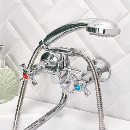 BUNE BAOOU BA533-3-B723-C018, shower set, brass, chromium-2