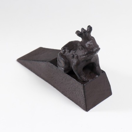 Stopper door cast iron "Princess-Snowman" 10x5x14 cm-2