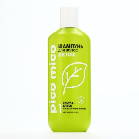 Shampoo with argan and jojoba oil, ultrableshk, 400 ml, Pico Mico-1
