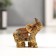 Polystone souvenir "Bronze elephant with a blanket from the Arab carpet" mix 6x5.5x2.5 cm