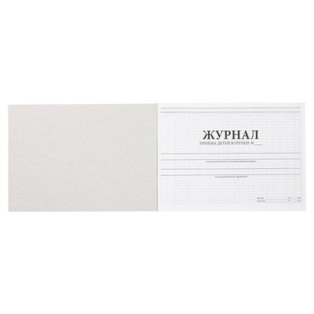 Journal of children's reception in a group, 48 sheets A4 203 x 285 mm, cardboard, Staff offset-3